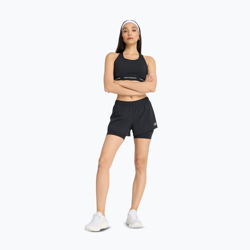 Pantaloni scurți pentru femei New Balance 2IN1 3" black 2