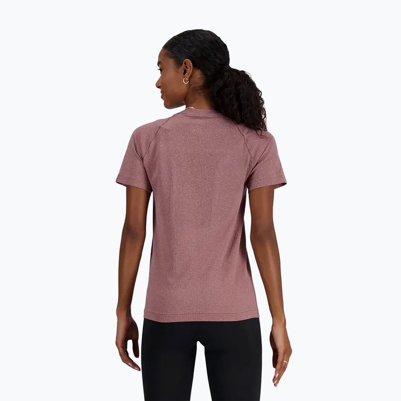 Tricou pentru femei New Balance Seamless licorice heather 4