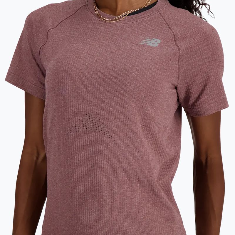 Tricou pentru femei New Balance Seamless licorice heather 5