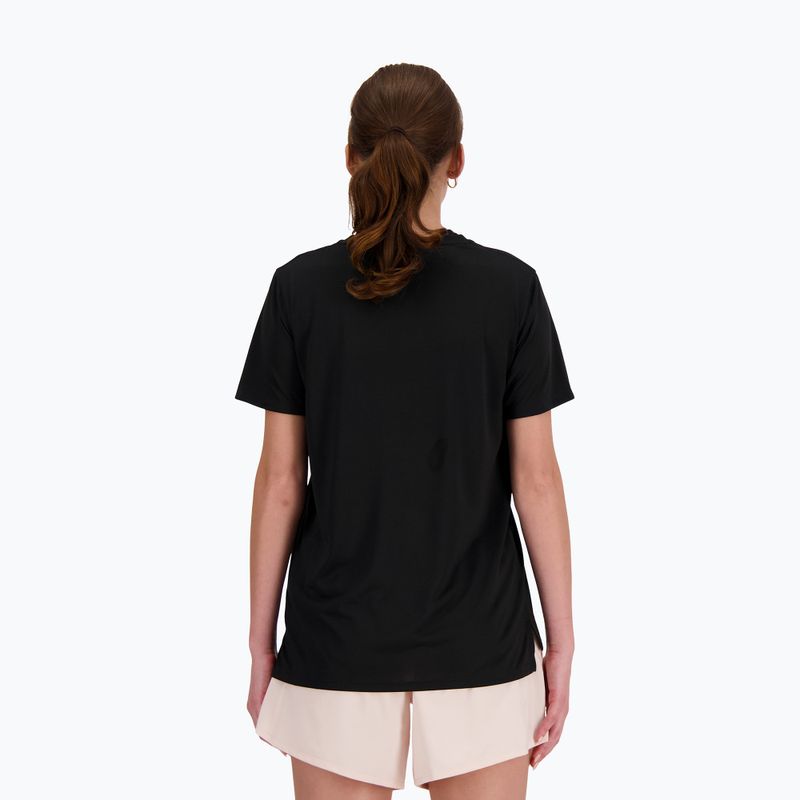 Tricou de alergare pentru femei New Balance Essentials SS black 2