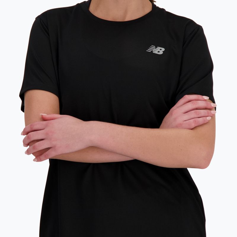 Tricou de alergare pentru femei New Balance Essentials SS black 4