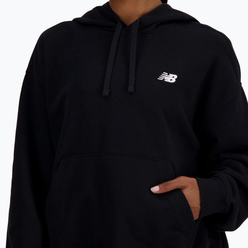 Bluză pentru femei New Balance French Terry Small Logo Hoodie black 4