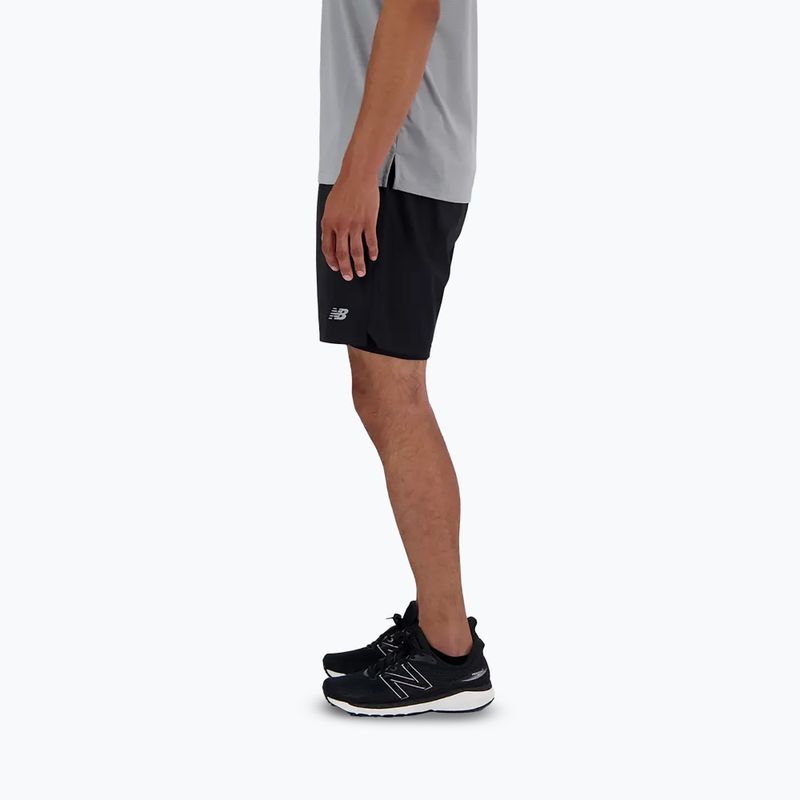 Pantaloni scurți pentru bărbați New Balance AC Seamless 7" black 3