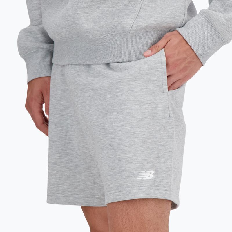 Pantaloni scurți pentru bărbați New Balance French Terry Short athletic grey 4