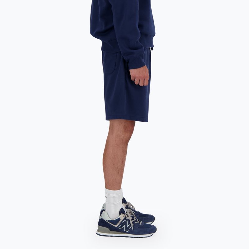 Pantaloni scurți pentru bărbați New Balance French Terry Short nb navy 3