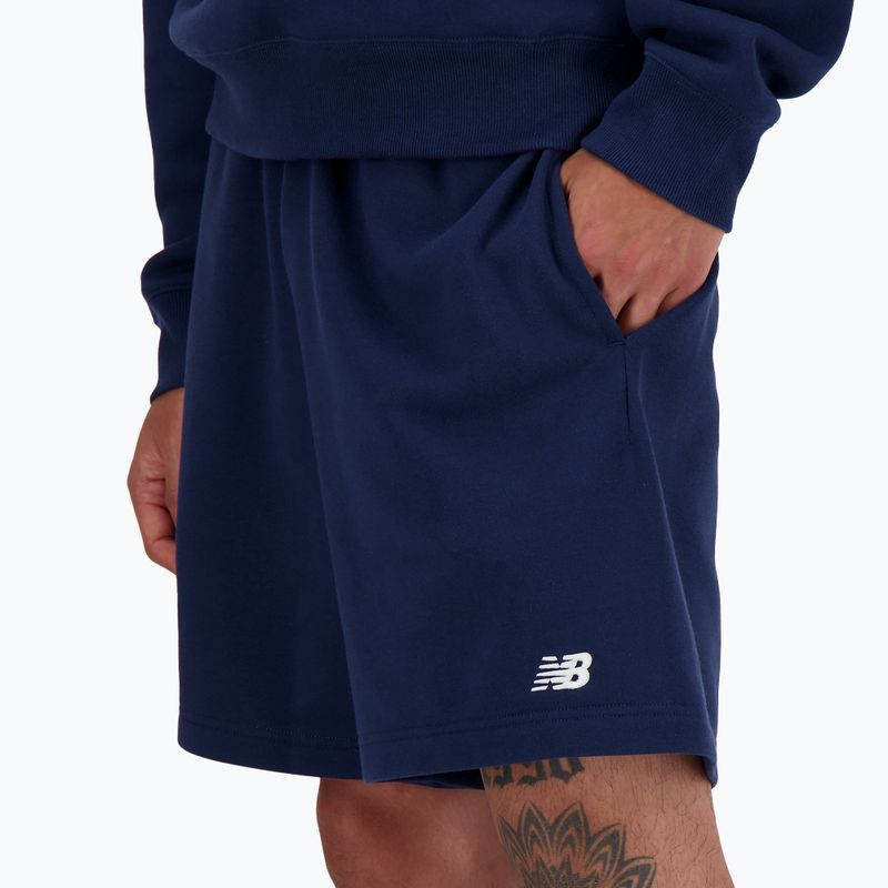 Pantaloni scurți pentru bărbați New Balance French Terry Short nb navy 4