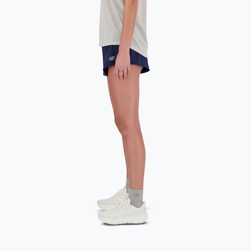Pantaloni scurți pentru femei New Balance RC Seamless 3" blue 4
