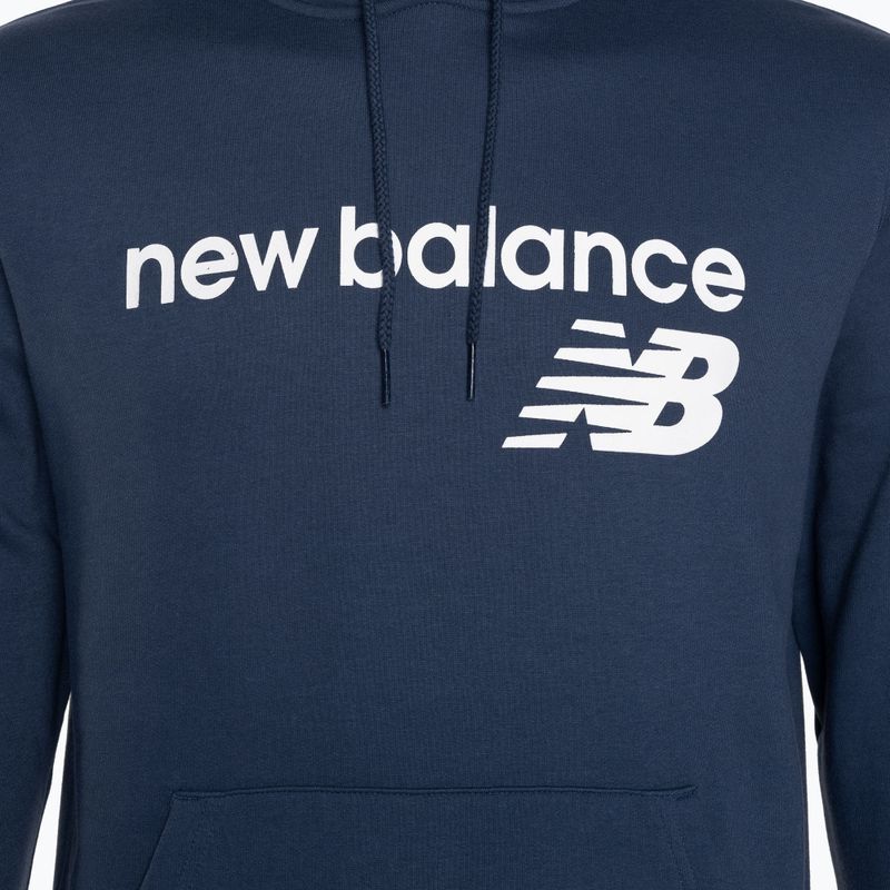 Bluză pentru bărbați New Balance Core Fleece Hoodie nb navy 6