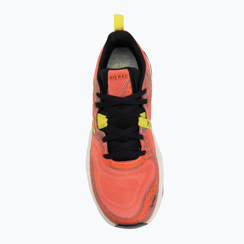 Încălțăminte de alergare pentru femei New Balance Fresh Foam X Hierro v8 orange/white/yellow 5