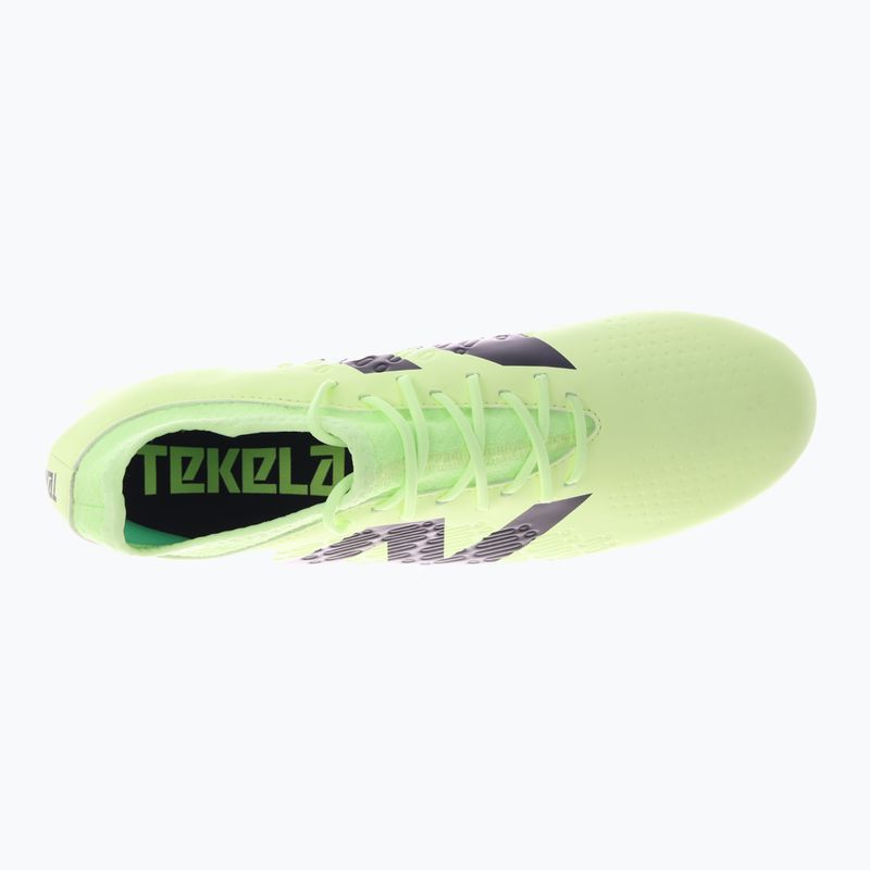 Încălțăminte de fotbal pentru bărbați New Balance Tekela Magique FG V4+ bleached lime glo 10
