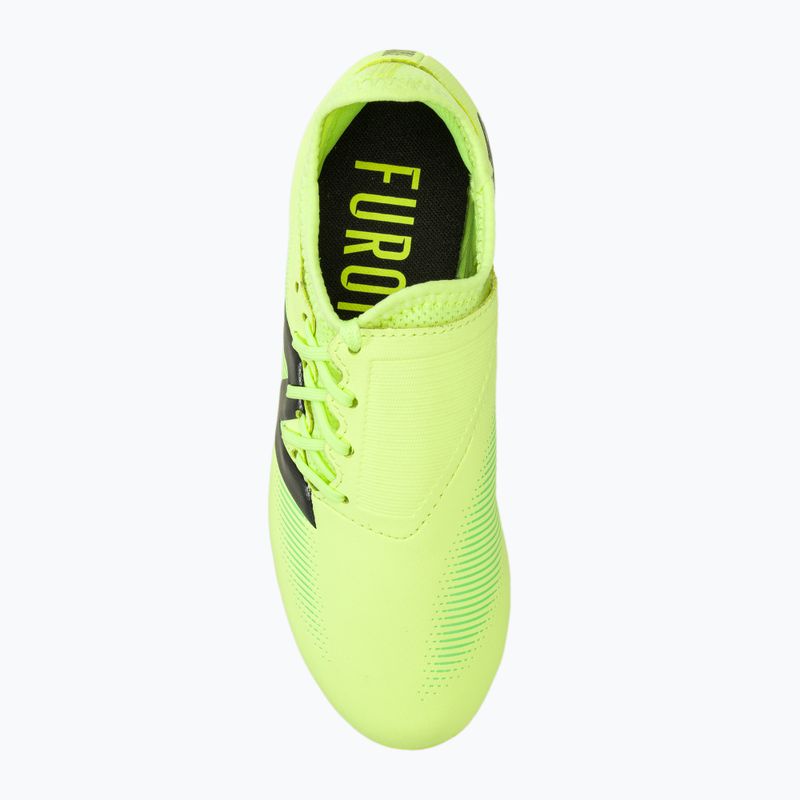 Încălțăminte de fotbal pentru copii New Balance Furon Dispatch JNR FG V7+ bleached lime glo 5