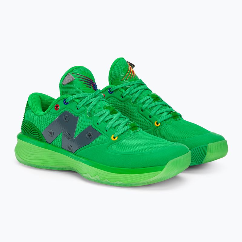 Încălțăminte de baschet New Balance Hesi Low kelly green 4