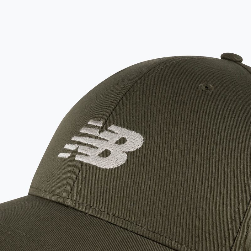 Șapcă New Balance 6 Panel Structured Snapback dark olive 3