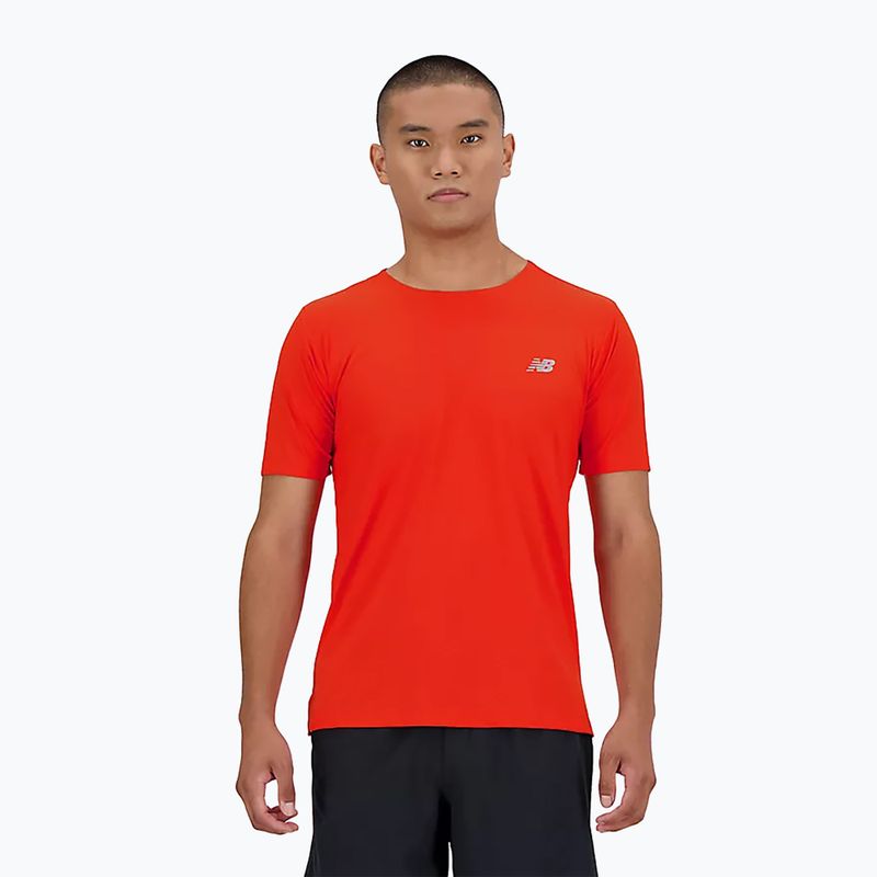 Tricou pentru bărbați New Balance Athletics Jacquard neo flame