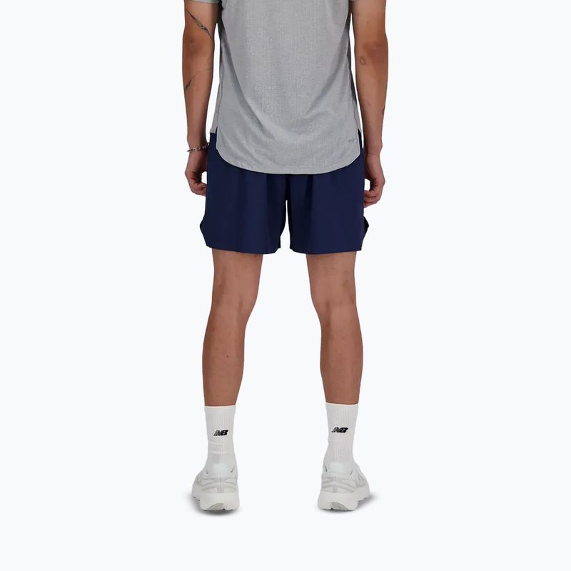 Pantaloni scurți de alergare pentru bărbați New Balance RC Seamless 7" navy 3