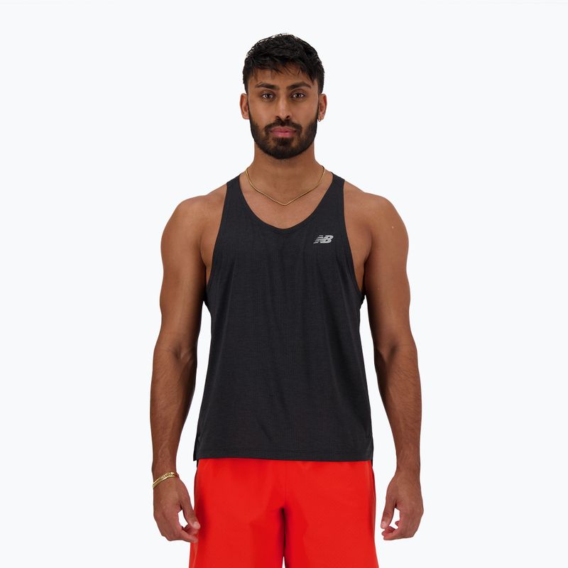 Tank top pentru bărbați New Balance Singlet Athletics black