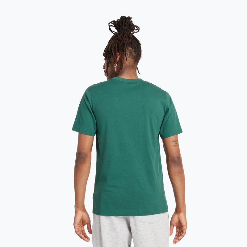 Tricou pentru bărbați New Balance Stacked Logo night watch green 2