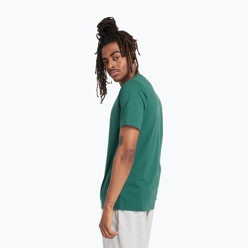 Tricou pentru bărbați New Balance Stacked Logo night watch green 3