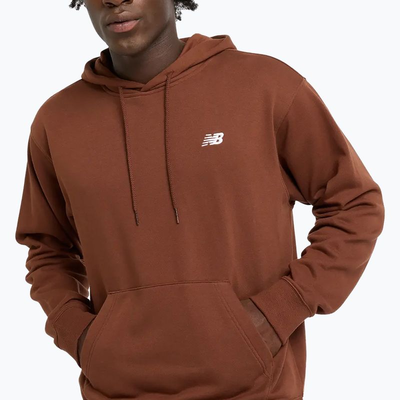 Bluză pentru bărbați New Balance Small Logo French Terry Hoodie richoak 5