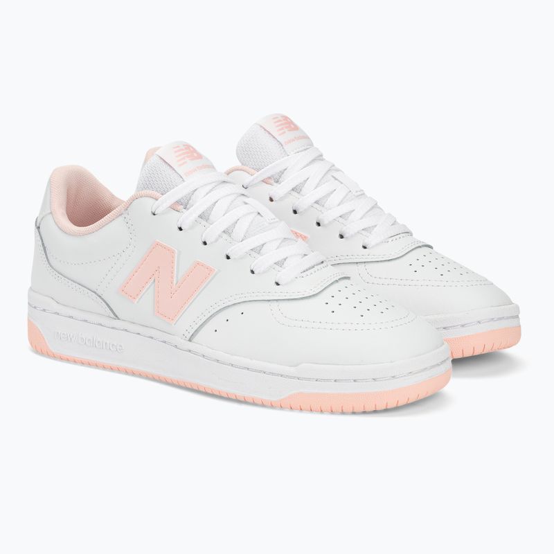 Încălțăminte pentru femei New Balance BBW80 white/pink 5