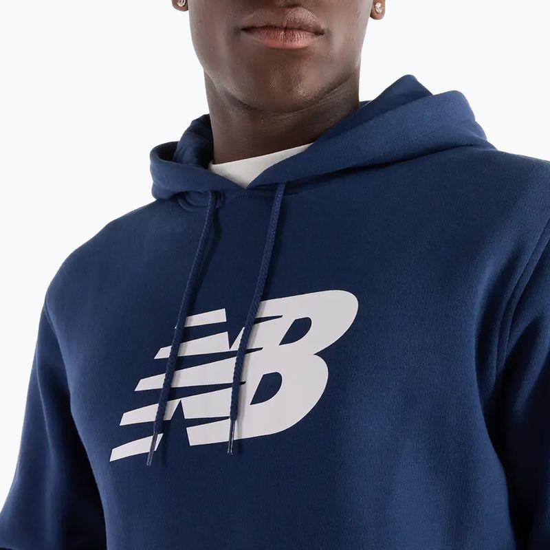 Bluză pentru bărbați New Balance Core Brushed Hoodie navy 5