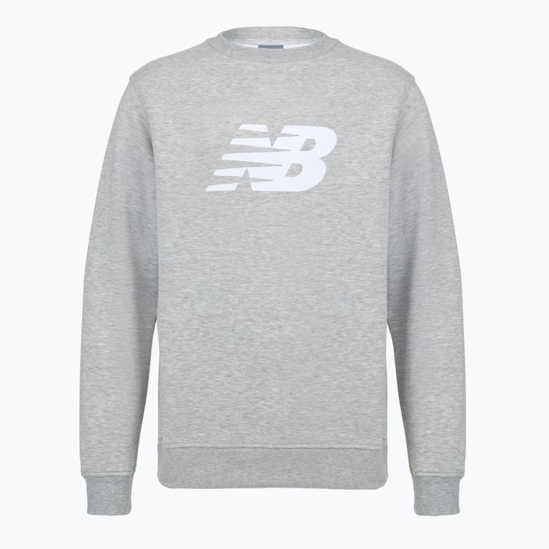 Bluză pentru bărbați New Balance Sport Core Brushed Crew reflection/white/light arctic grey