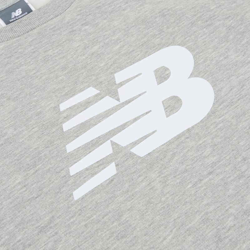Bluză pentru bărbați New Balance Sport Core Brushed Crew reflection/white/light arctic grey 3