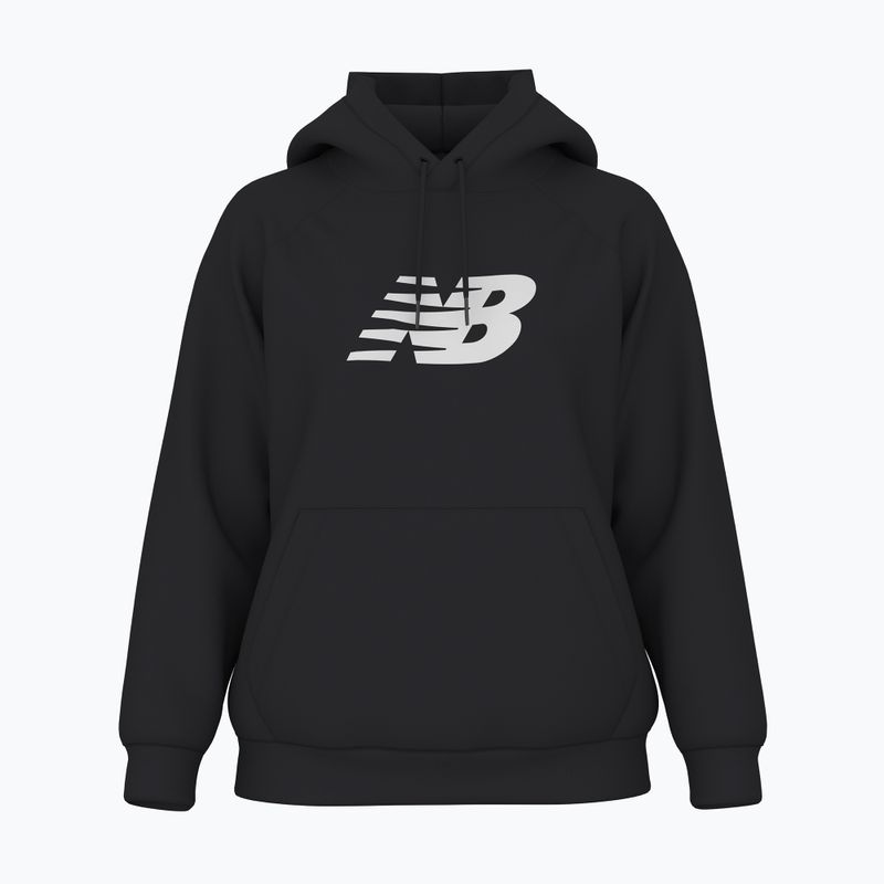 Femeii New Balance Fleece Hoodie negru