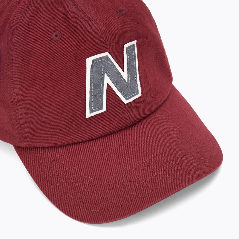 Șapcă New Balance V990 Block N Curved Brim mercury red 3