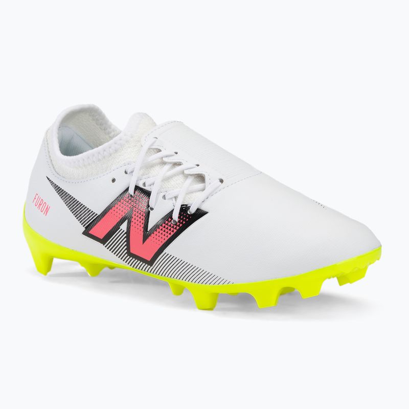 Încălțăminte de fotbal pentru bărbați  New Balance Furon Dispatch V7+ FG white