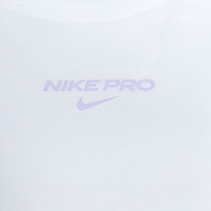 Tricou de antrenament pentru femei Nike Dri-Fit Pro white 3