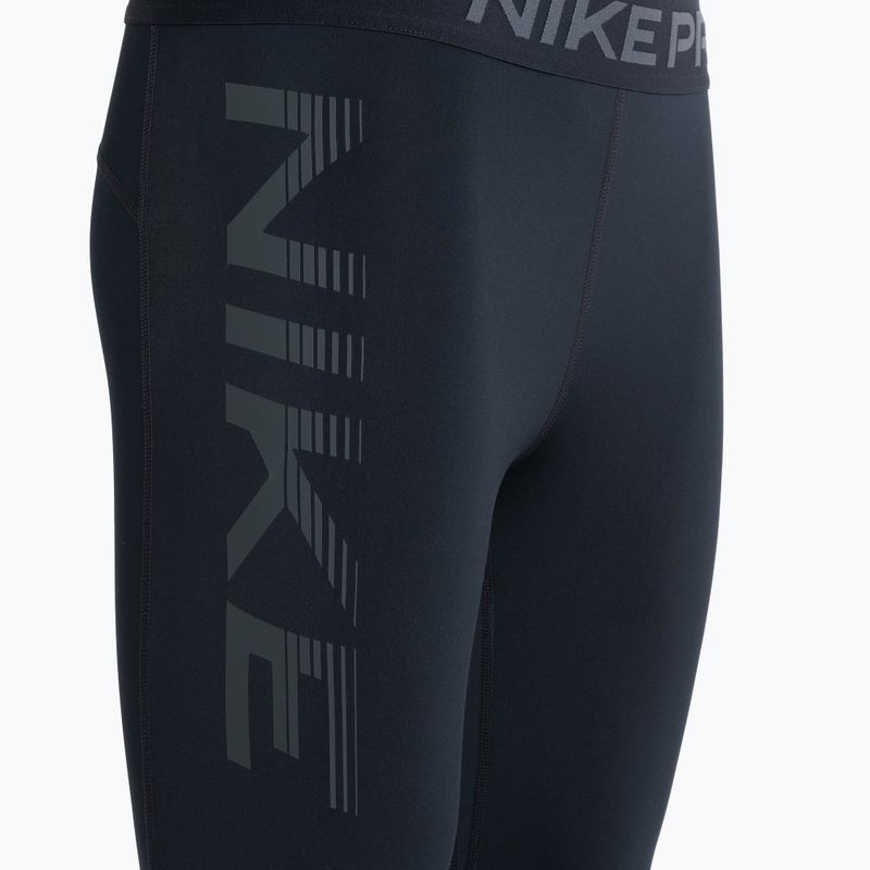 Colanți de antrenament pentru femei Nike Pro Mid-Rise 7/8 Graphic Tight black/anthracite/white