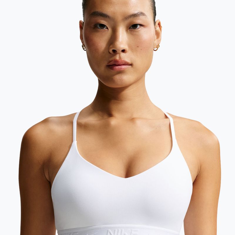 Sutien de antrenament Nike Indy Light Support white/stone mauve 4