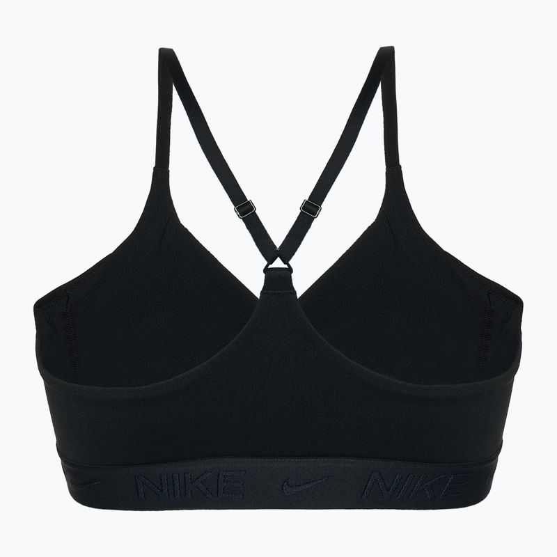 Sutien de antrenament Nike Dri-Fit Indy Light Support black/black/black 2