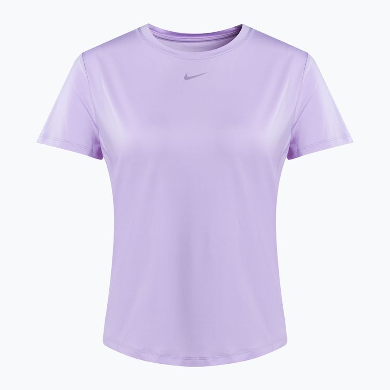 Tricou pentru femei  Nike One Classic Dri-Fit lilac bloom/black