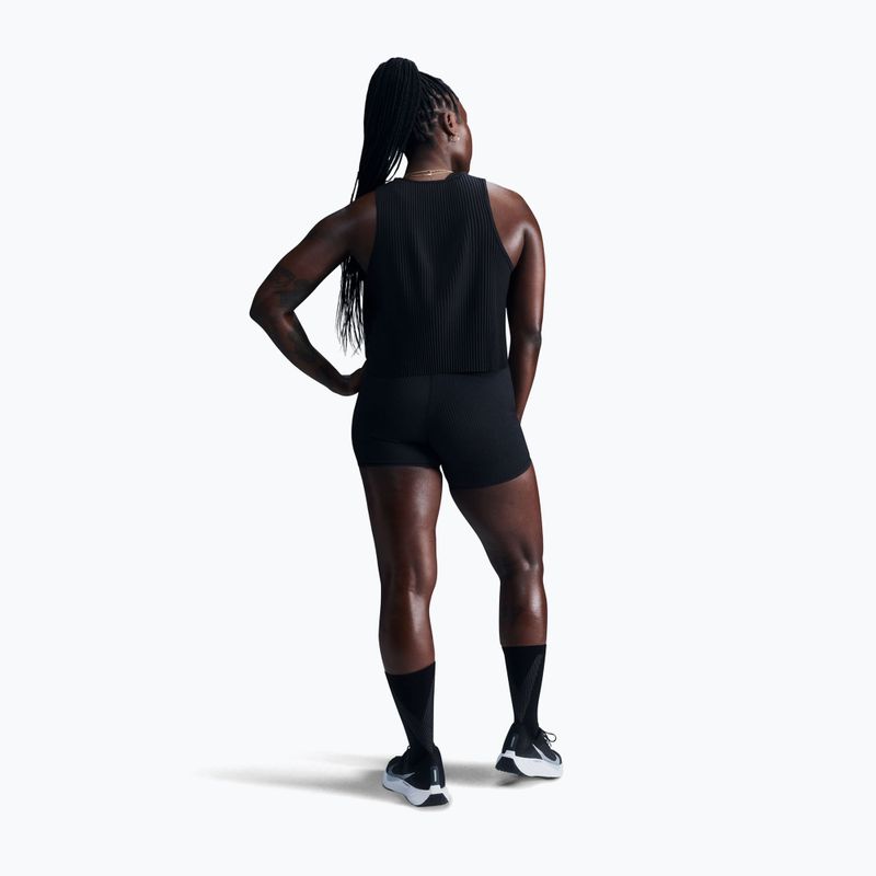 Tricou de alergare pentru femei Nike AeroSwift Dri-Fit ADV Cropped Tank Top black/white 3