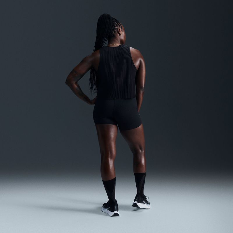 Tricou de alergare pentru femei Nike AeroSwift Dri-Fit ADV Cropped Tank Top black/white 9