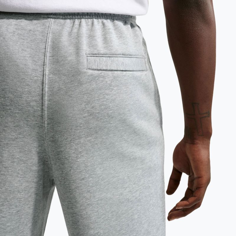 Pantaloni pentru bărbați Nike Club French Terry Joggers dark grey heather/light smoke grey/white 6