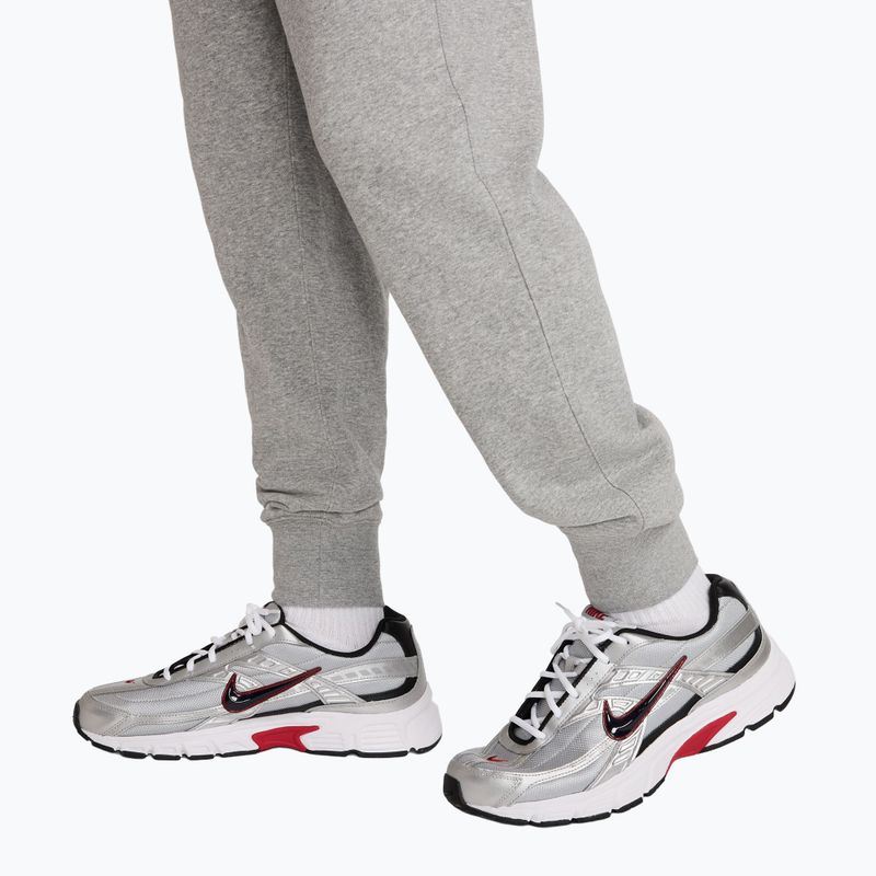 Pantaloni pentru bărbați Nike Club French Terry Joggers dark grey heather/light smoke grey/white 7