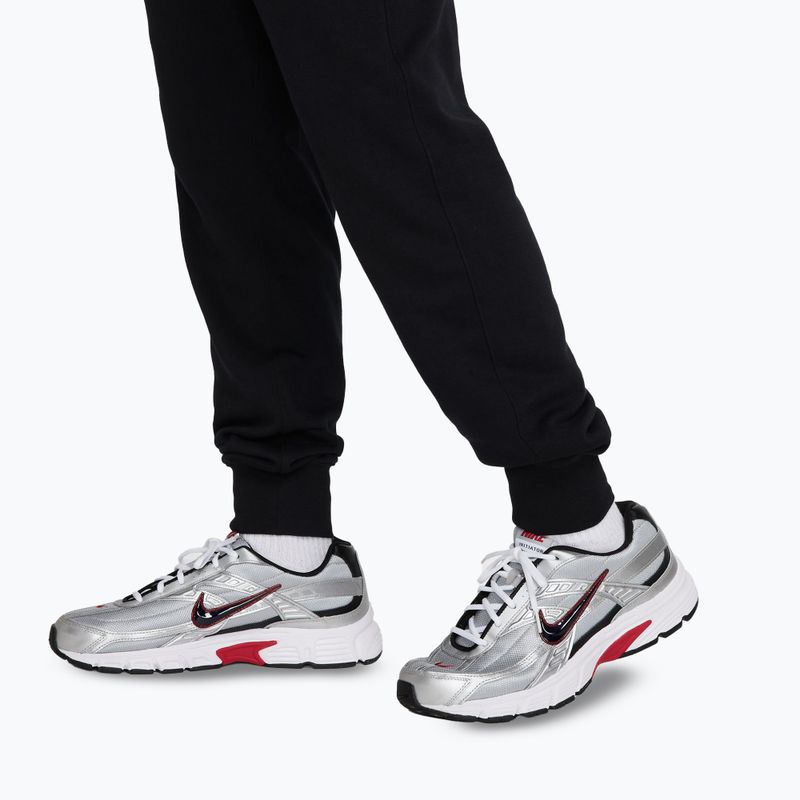 Pantaloni pentru bărbați Nike Club French Terry Joggers black/black/white 6