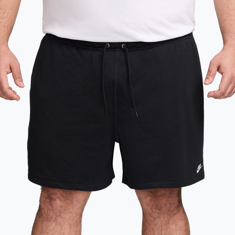 Pantaloni scurți pentru bărbați Nike Club French Terry Flow black/black/white 4