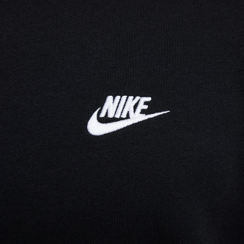 Bluză pentru bărbați Nike Club French Terry Crew Black/White 5