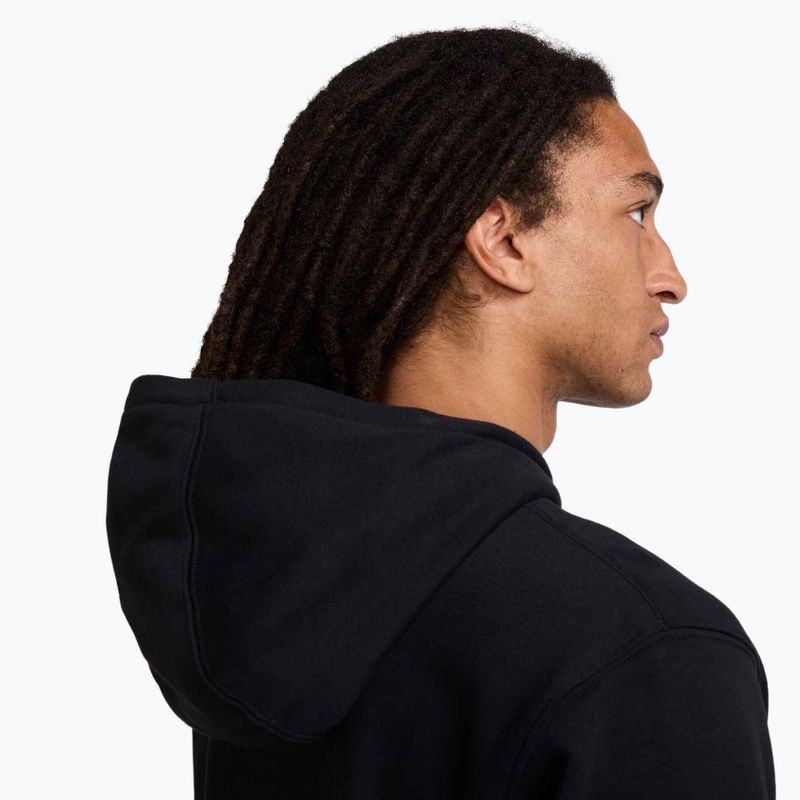 Hanorac pentru bărbați Nike Club French Terry Pullover Hoodie black/black/white 5