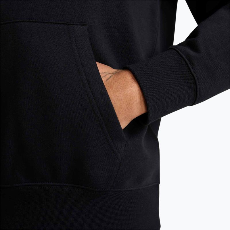 Hanorac pentru bărbați Nike Club French Terry Pullover Hoodie black/black/white 6