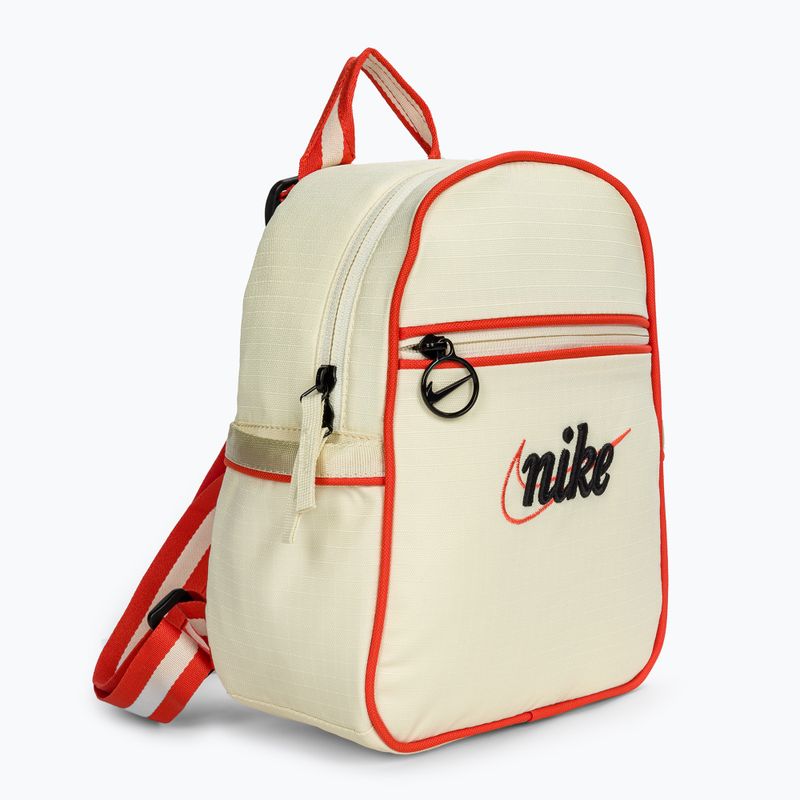 Rucsac de oraș pentru femei Nike Sportswear Futura 365 Mini 6 l coconut milk/picante red/black 3