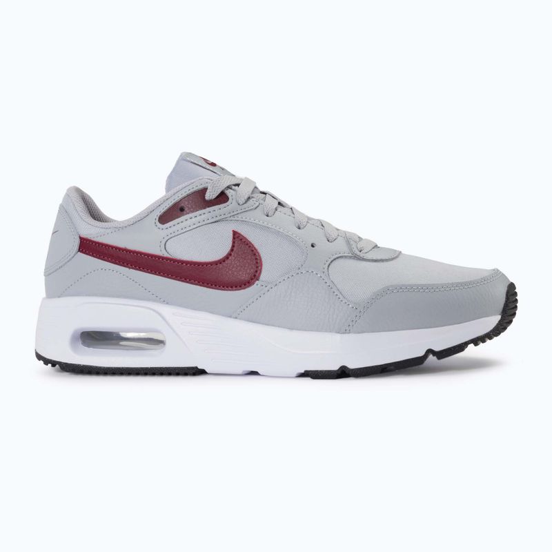 Încălțăminte pentru bărbație Nike Air Max Sc wolf grey / burgundy crush / white / dark team red 2