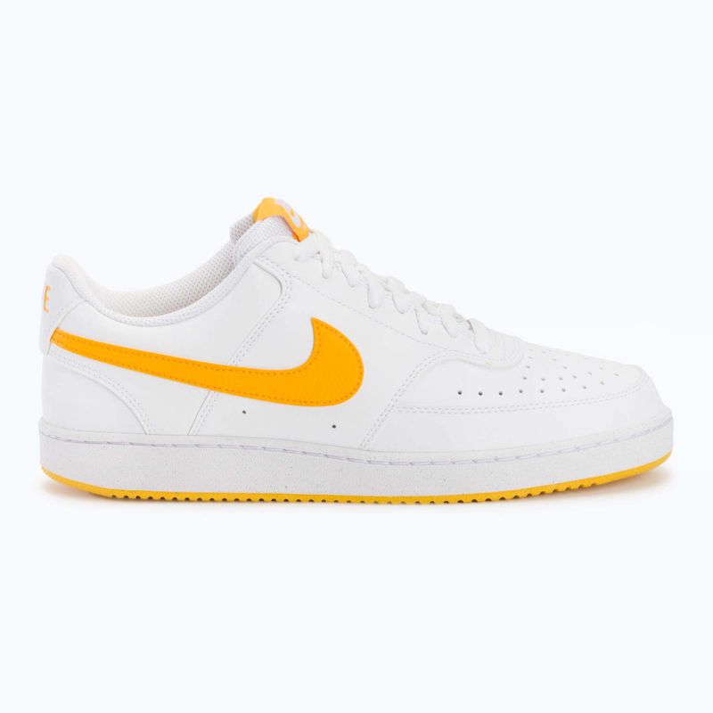 Încălțăminte pentru bărbați Nike Court Vision Low Next Nature white/university gold 2