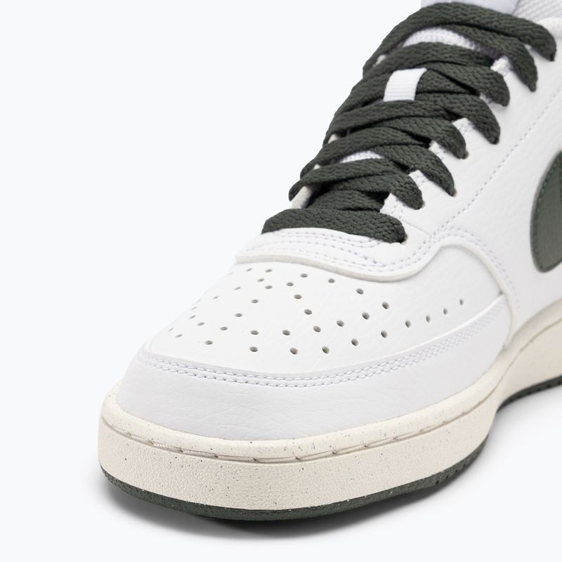 Încălțăminte pentru femei Nike Court Vision Low Next Nature white / stadium green / sail / vintage green 8