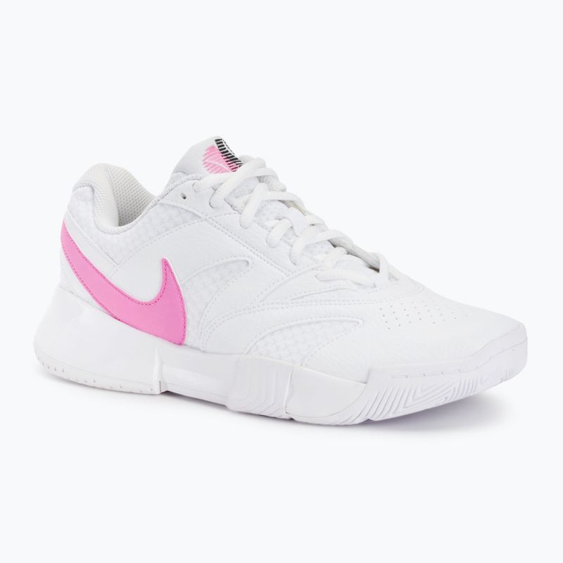 Încălțăminte de tenis pentru femei  Nike Court Lite 4 white/black/playful pink