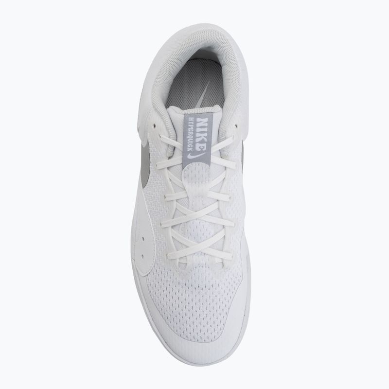 Încălțăminte de volei Nike Hyperquick Court Flight white/photon dust/metallic silver 5